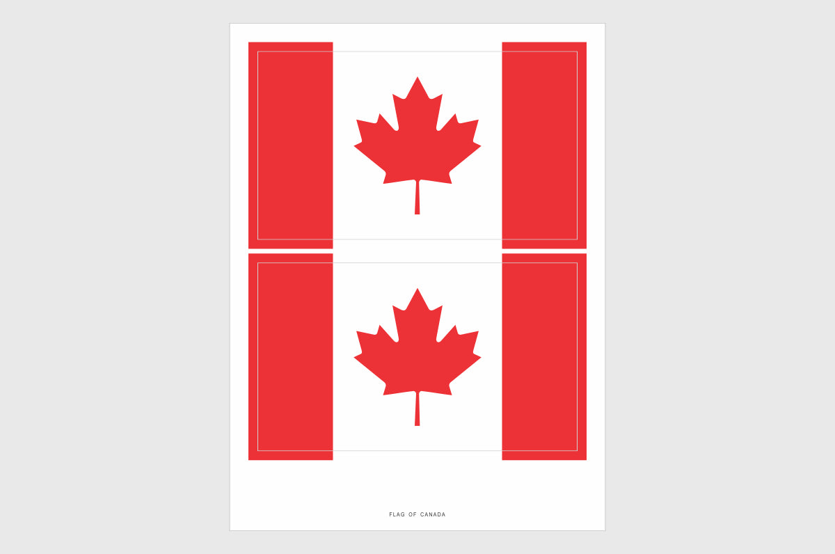 Canada Flag Stickers