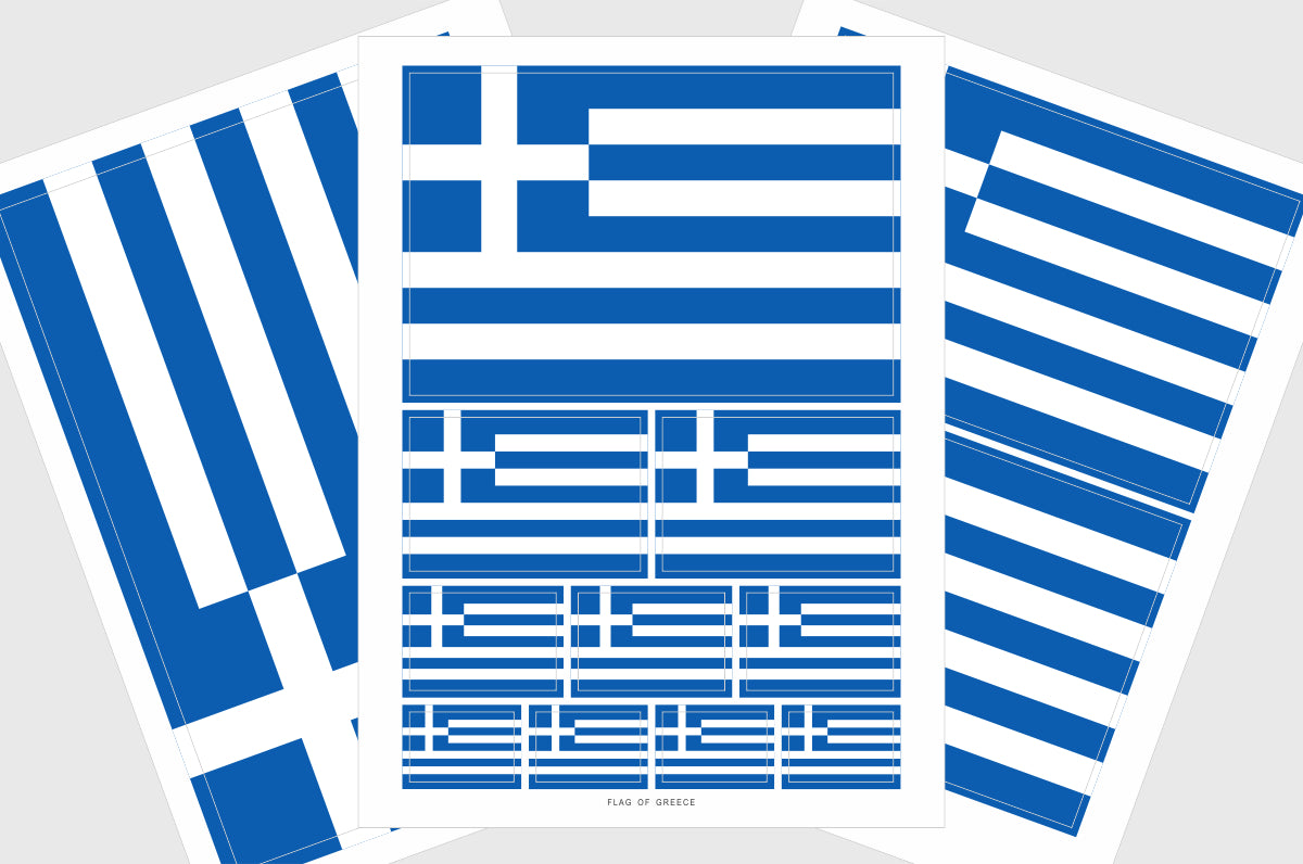 Greece Flag Stickers