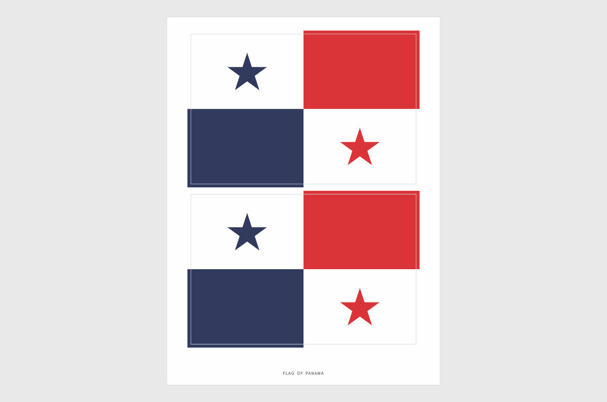 Panama Flag Stickers