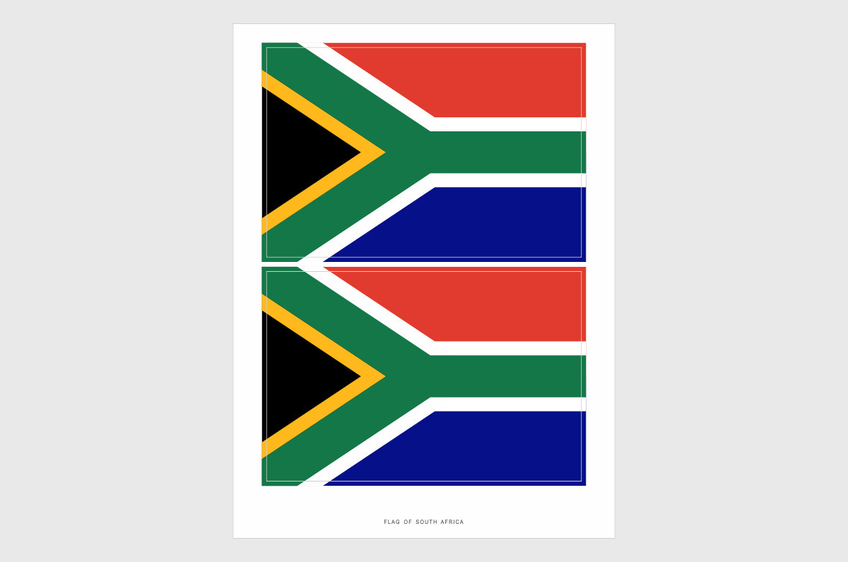 South Africa Flag Stickers
