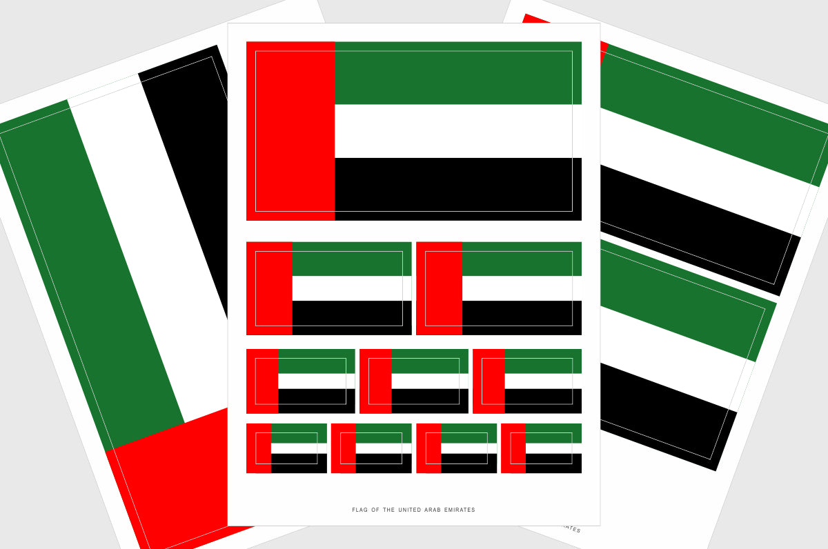 United Arab Emirates Flag Stickers