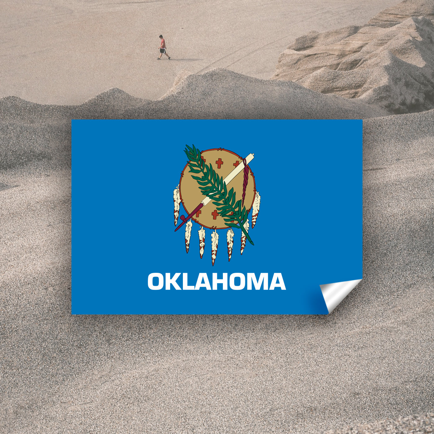 Oklahoma Flag Stickers