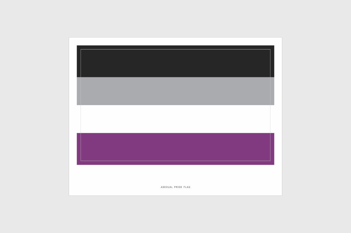 Asexual Flag Stickers