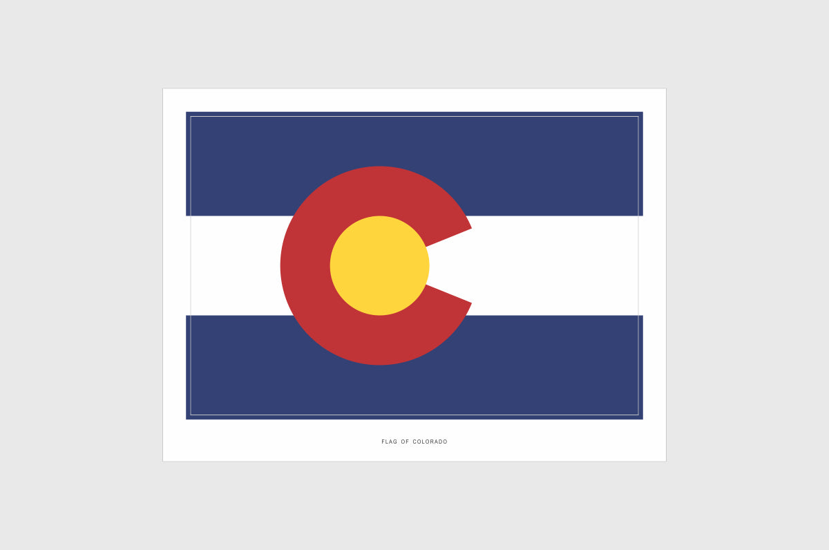 Colorado Flag Stickers.