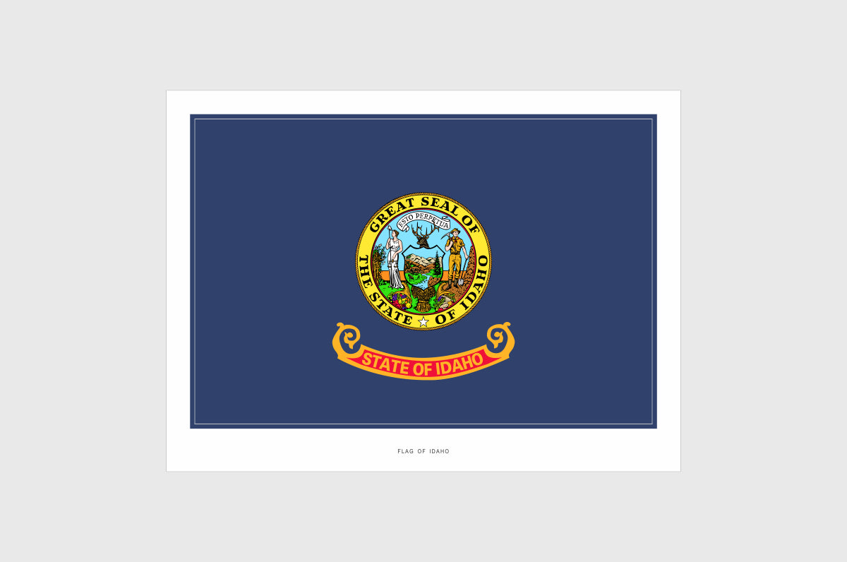 Idaho Flag Stickers