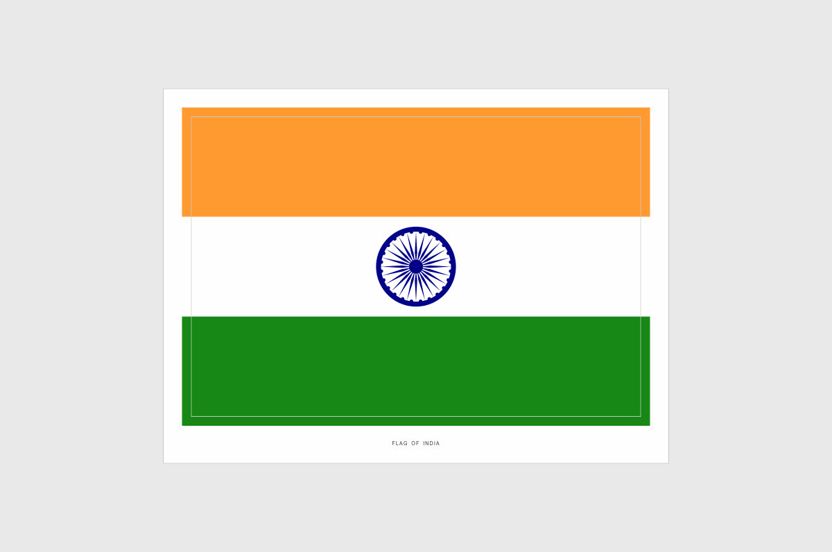 India Flag Stickers