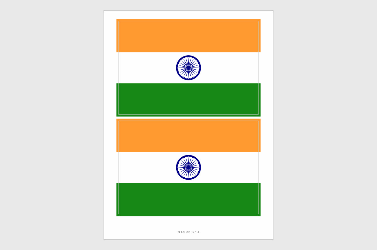 Gods jeg er enig Efterår India Flag Sticker, Weatherproof Vinyl Indian Flag Stickers –  PutAFlagOnIt.com