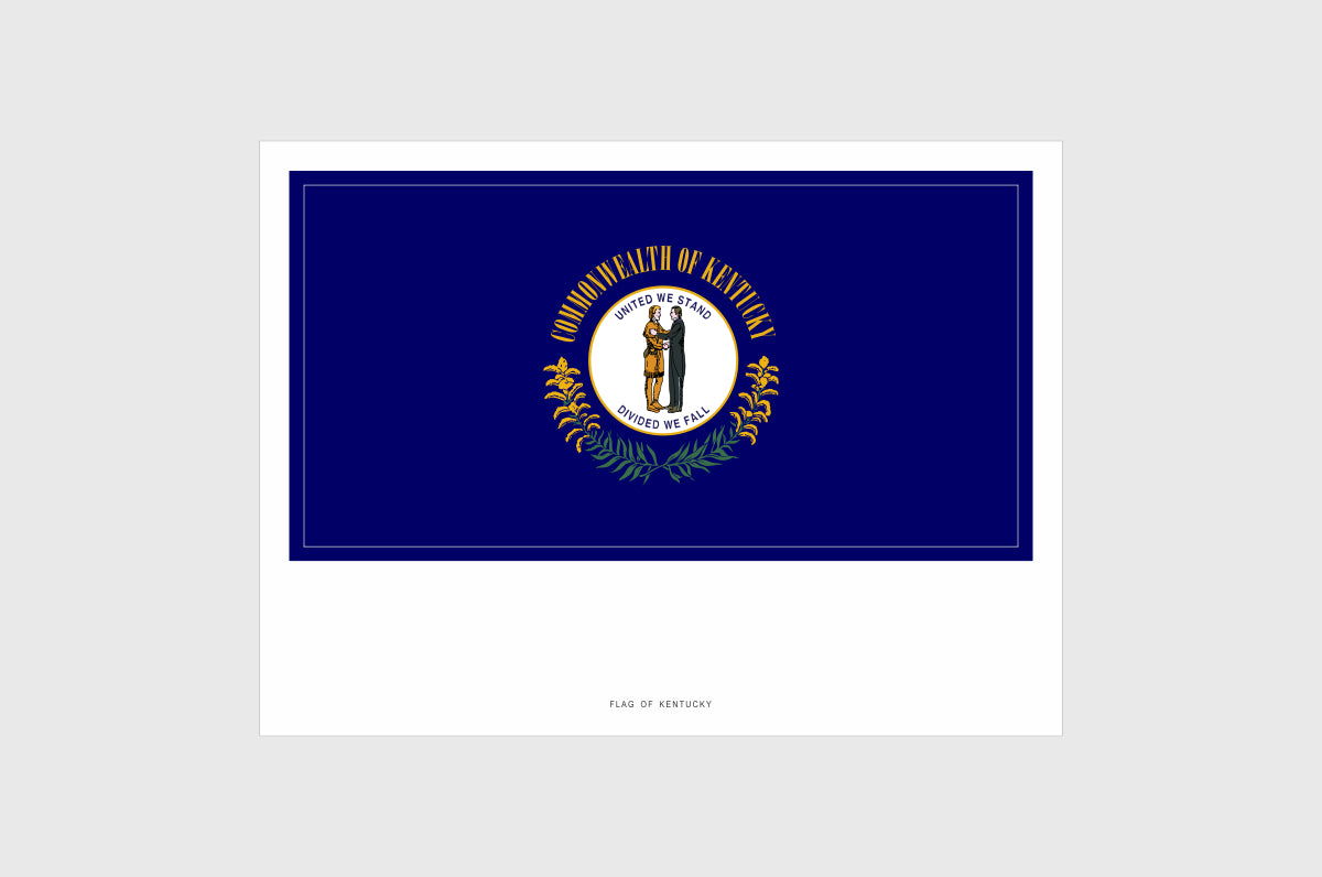 Kentucky Flag Stickers