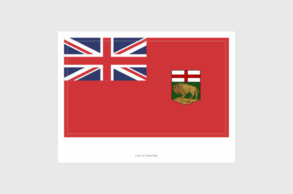 Manitoba Flag Stickers