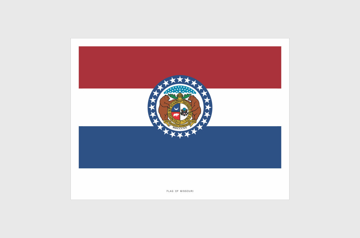 Missouri Flag Stickers