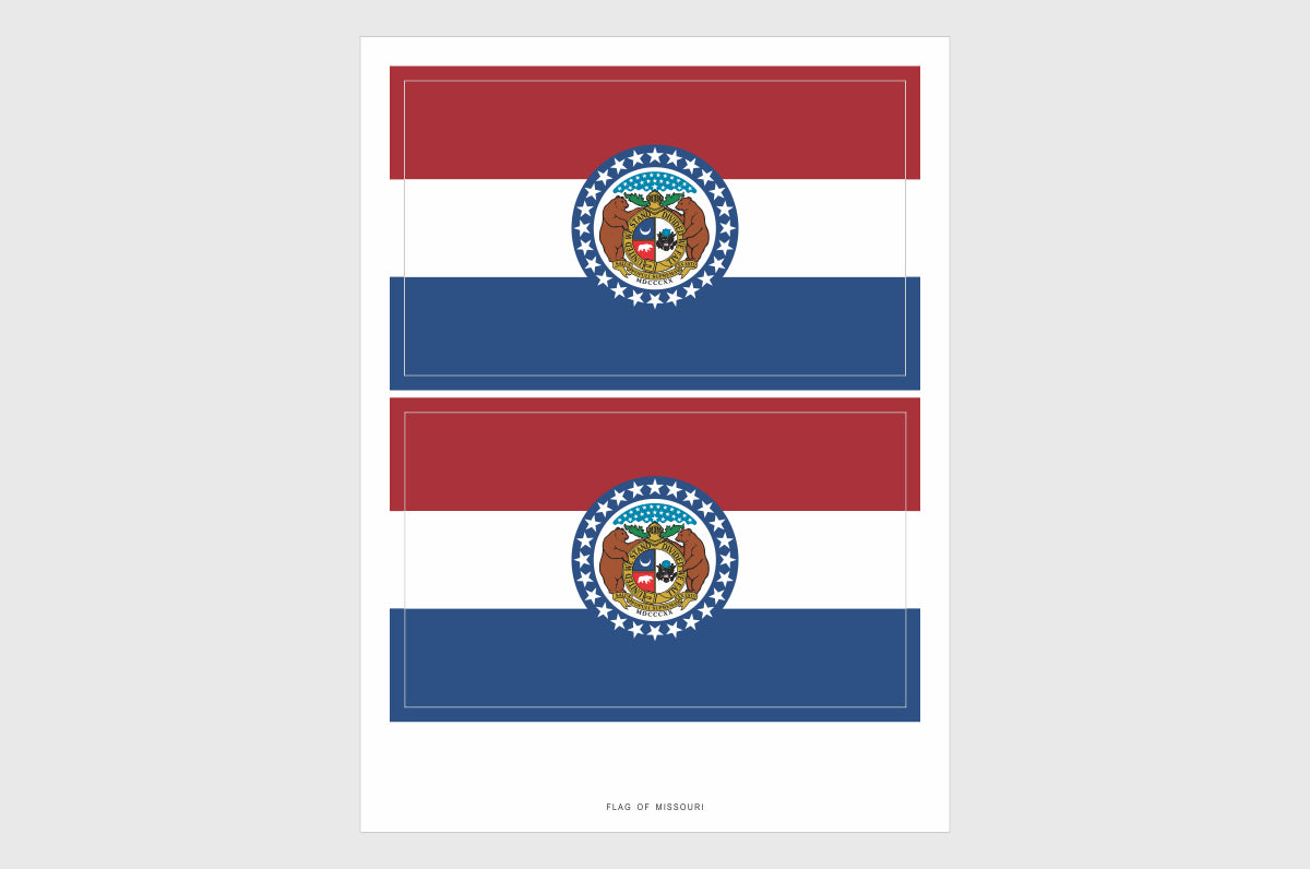 Missouri Flag Stickers