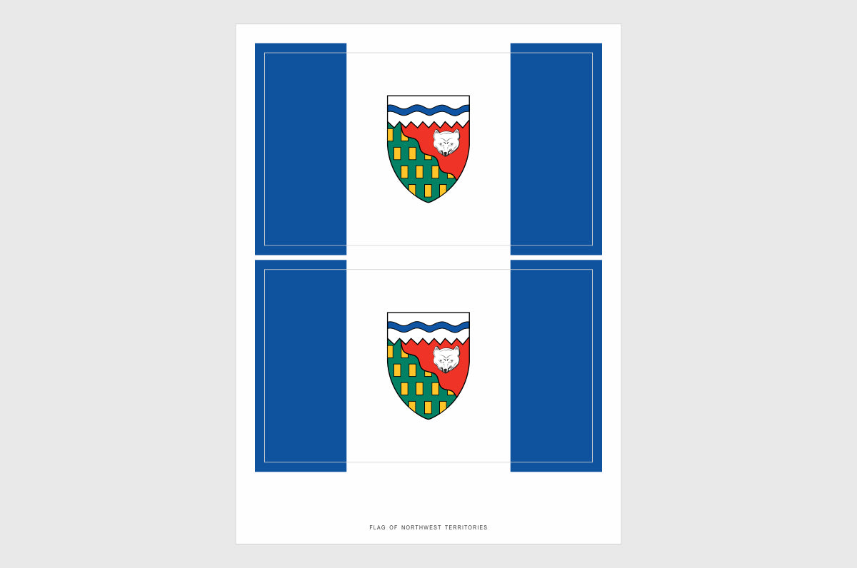 Northwest Territories Flag Stickers