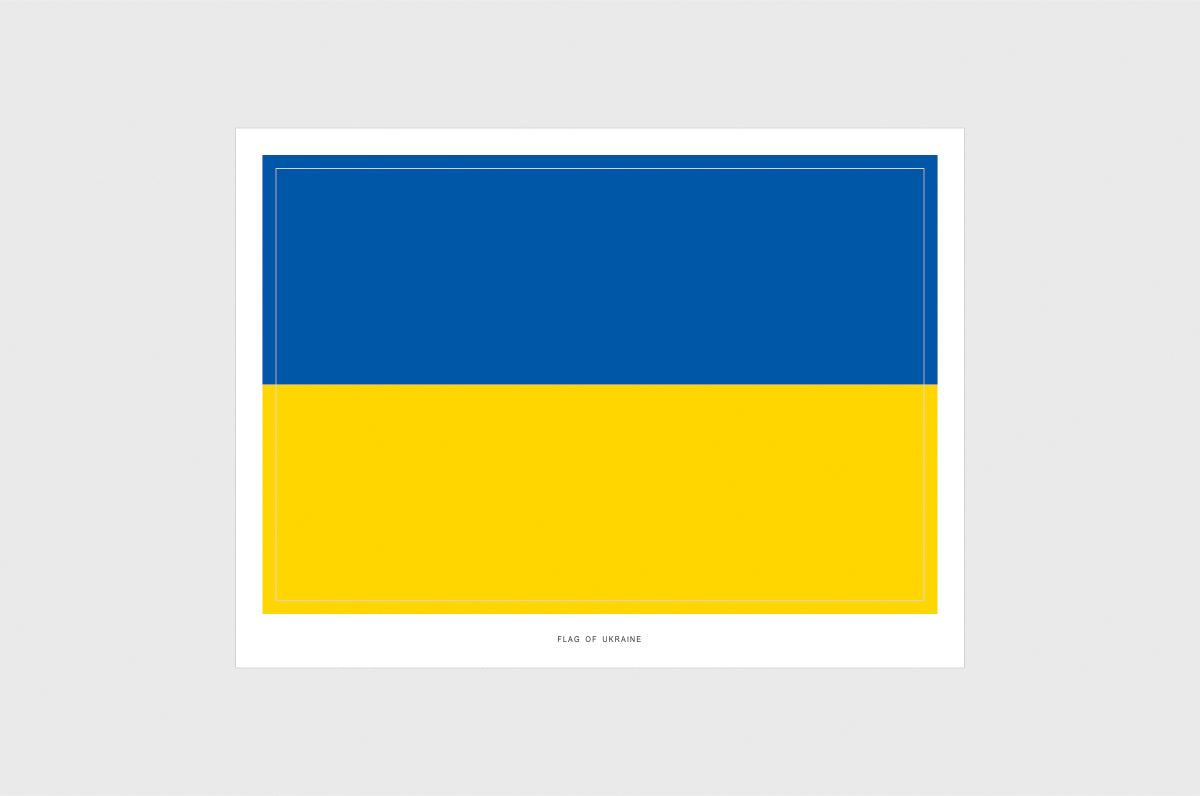 Ukraine Flag Stickers