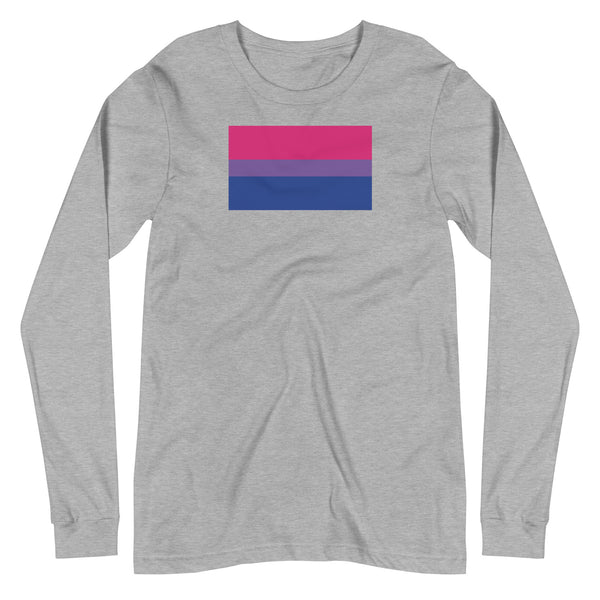 Bisexual Flag Unisex Long Sleeve Tee