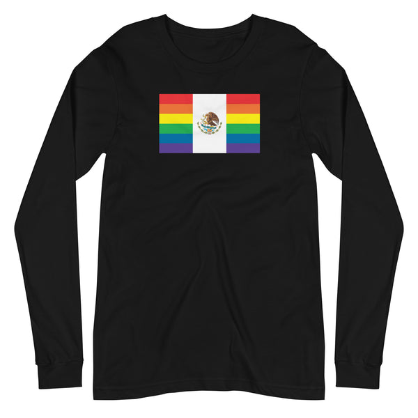 Mexico LGBT Pride Flag Unisex Long Sleeve Tee