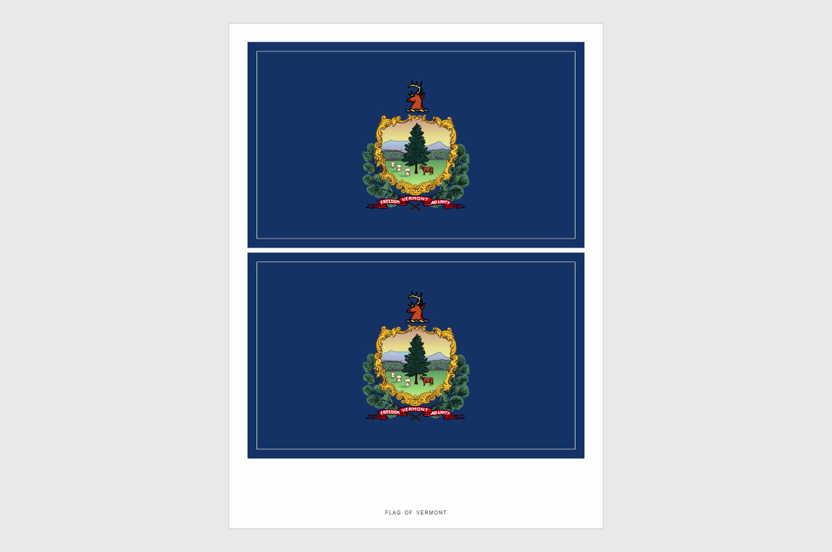 Vermont Flag Stickers