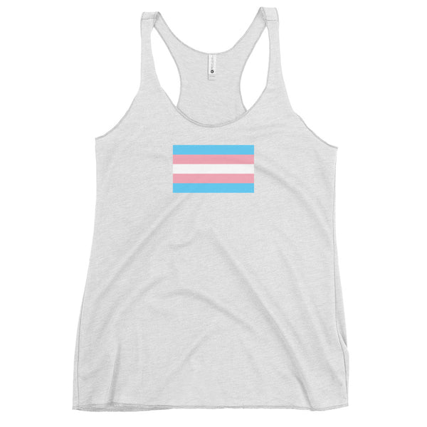 Trans Flag Women's Racerback Tank