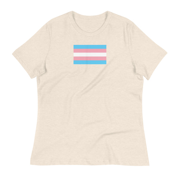 Trans Pride Flag Women's Relaxed T-Shirt