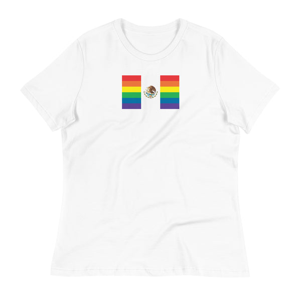 Mexico LGBT Pride Flag Women's Relaxed T-Shirt