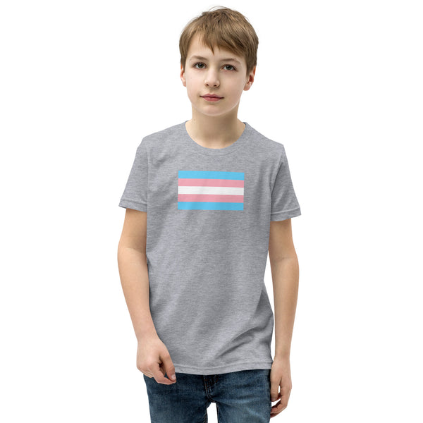 Trans Flag Youth Short Sleeve T-Shirt