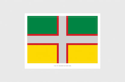Saguenay-Lac-Saint-Jean Flag Stickers