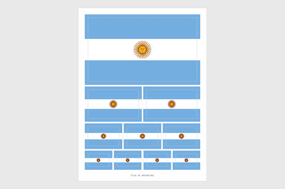 Argentina Flag Stickers