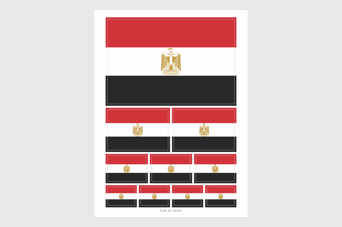 Egypt Flag Stickers