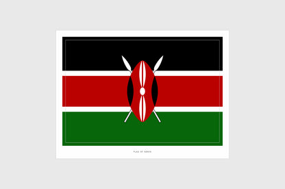 Kenya Flag Stickers