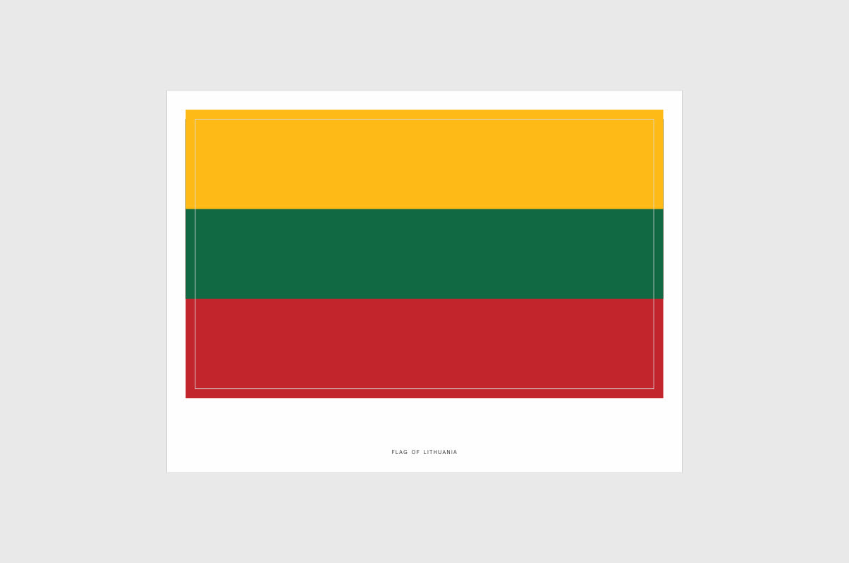 Lithuania Flag Stickers