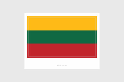 Lithuania Flag Stickers