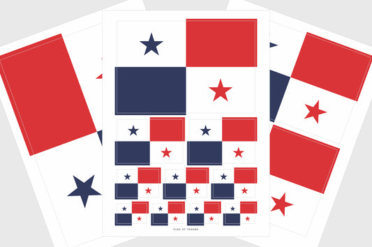 Panama Flag Stickers