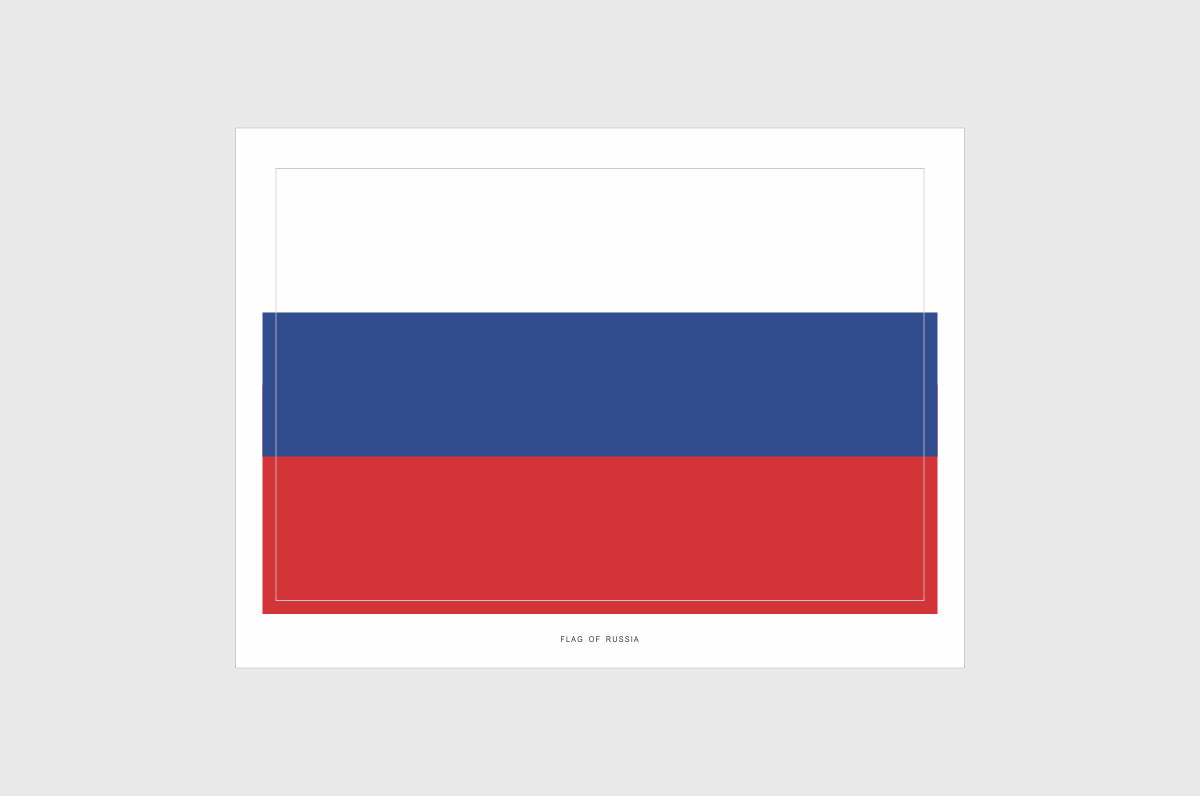 Russia Flag Stickers