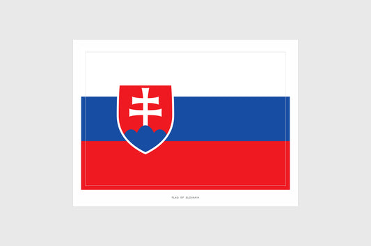 Slovakia Flag Stickers