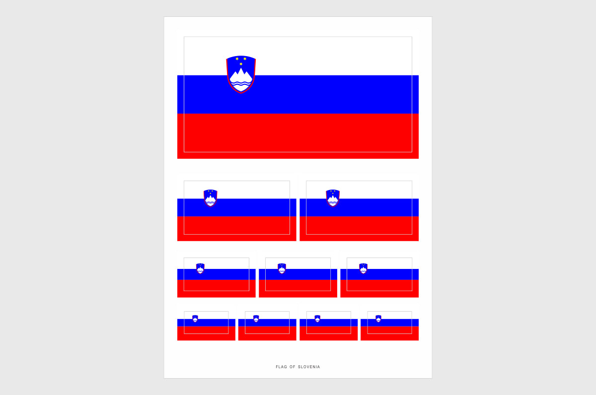 Slovenia Flag Stickers