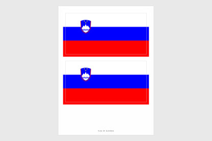 Slovenia Flag Stickers