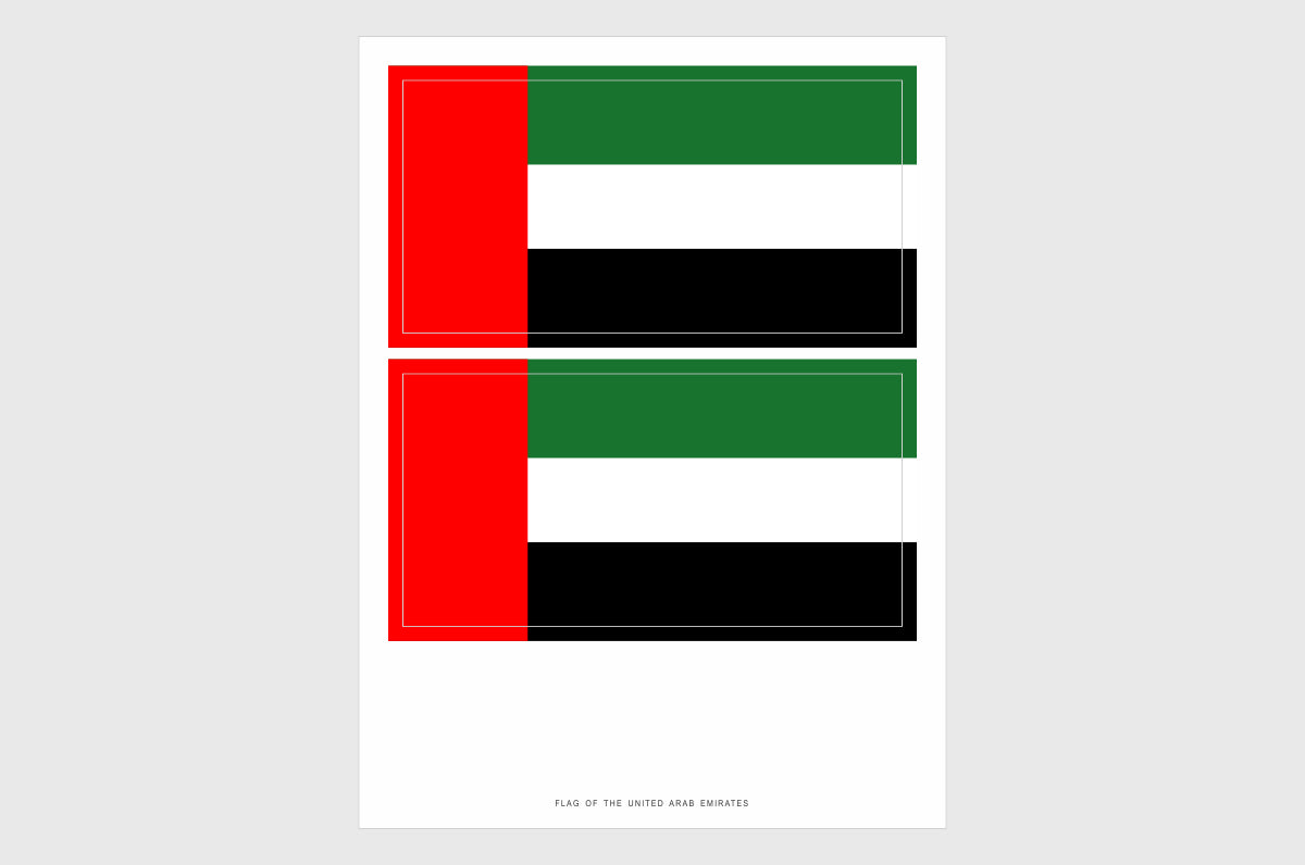United Arab Emirates Flag Stickers