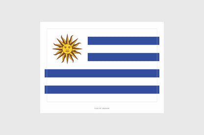 Uruguay Flag Stickers