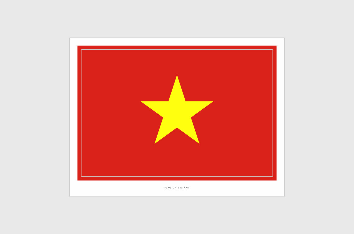 Vietnam Flag Stickers