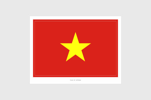 Vietnam Flag Stickers