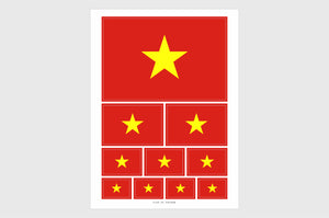 Vietnam Flag Stickers