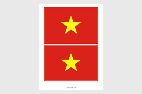 Vietnam Flag Stickers