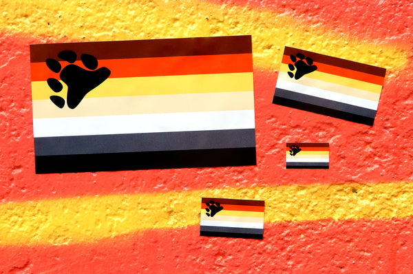Bear Pride, LGBTQ Flag Stickers