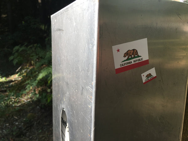 California Flag Stickers