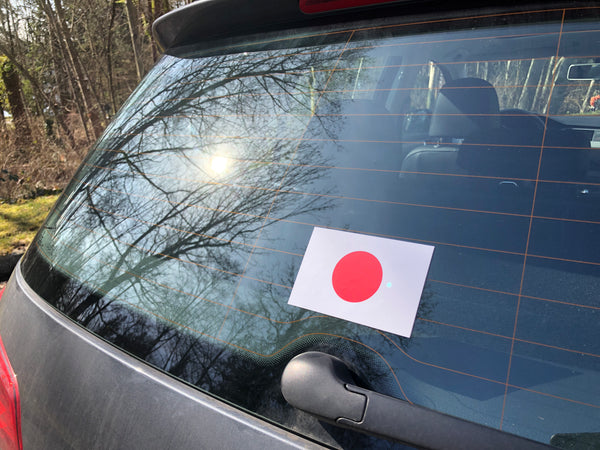 Japan Flag Stickers