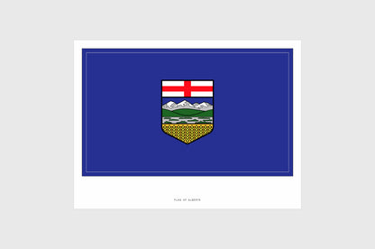 province of alberta flag sticker 