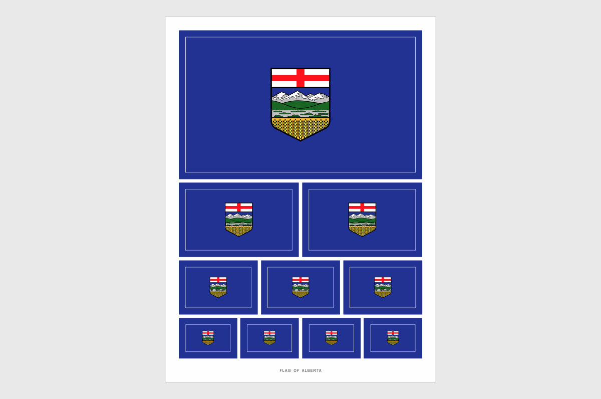 Alberta Flag Stickers