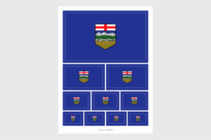 Alberta Flag Stickers