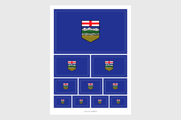 Alberta Flag Stickers