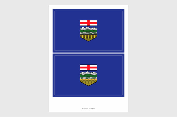 Alberta Flag Stickers