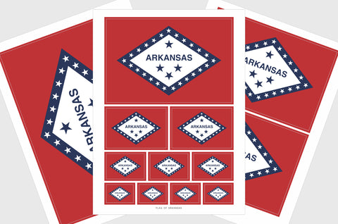 Arkansas Flag Sticker